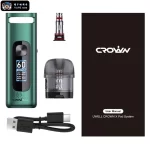 UWELL CROWN X 60W 咖哩棒 X 大小煙主機套裝 1500mAh長續航 60W可調功率 5.3ml大油倉